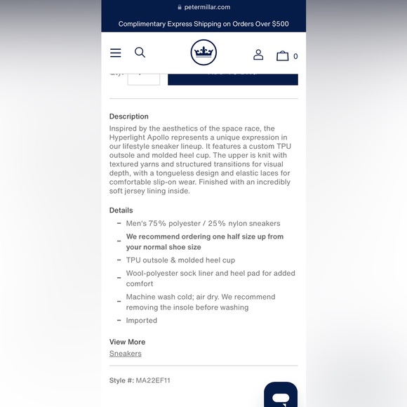 Peter Millar Hyperlight Apollo Shoes - Picture 14 of 14